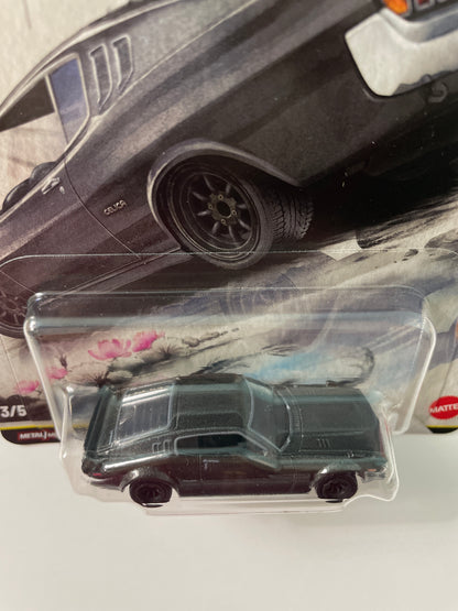 Hot Wheels 1/64 Car Culture Japan Historics 5 '77 Toyota Celica Black - JKD98 - Damaged Box