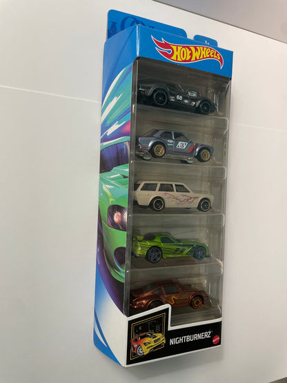 Hot Wheels 1/64 5 Pack Nightburnerz