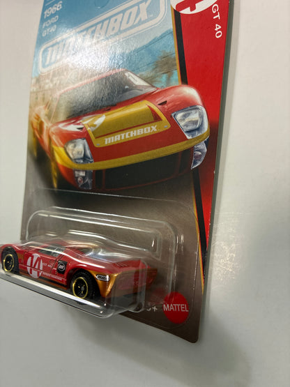 Matchbox 1/64 Super Cars Series 1966 Ford GT40 Red - JJR52