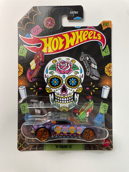 Hot Wheels 1/64 Dia De Los Muertos ‘16 Camaro SS Purple