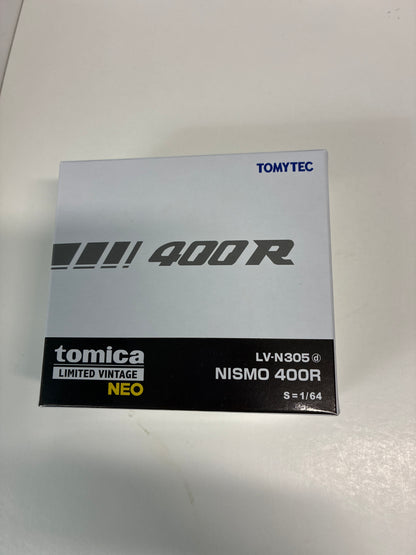 Tomica Limited Vintage Neo 1/64 LV-N305d Nissan Nismo 400R White - Damaged Box