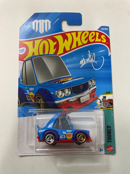 Hot Wheels 1/64 Mazda RX-3 Blue