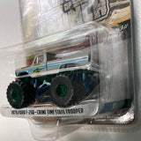 *Chase* Greenlight 1/64 Kings Of Crunch 1979 Ford F-250 Crime Time State Trooper Silver