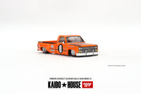 Mini GT x Kaido house 1/64 Chevrolet Silverado Dually KAIDO WORKS V2 Orange