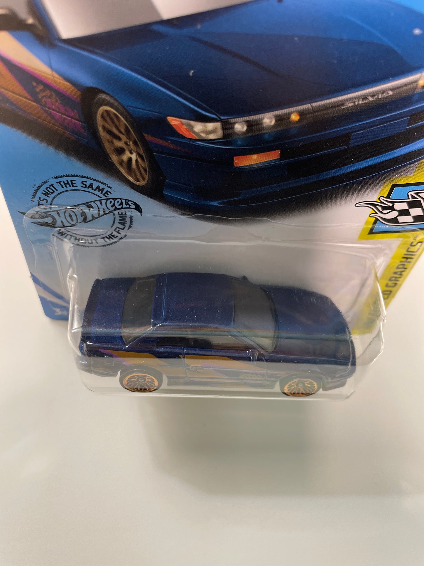 Hot Wheels 1/64 Nissan Silvia S13 Blue