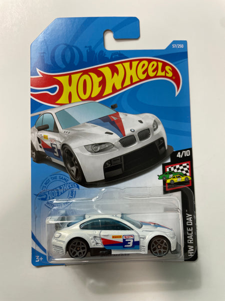 Hot Wheels 1/64 BMW M3 GT2 n3 White