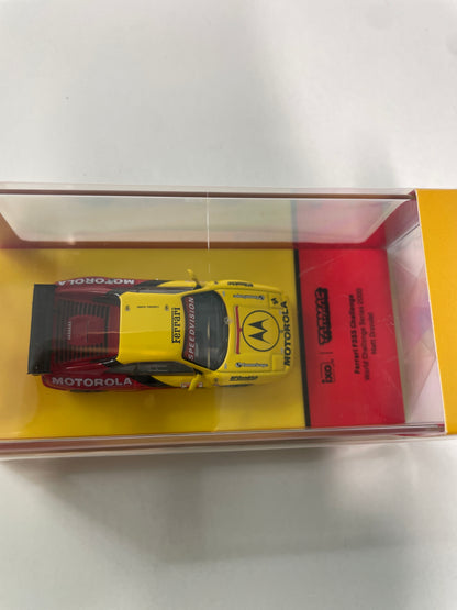 Tarmac Works x IXO Models 1/64 Ferrari F355 Challenge World Challenge Series 2000 #54 - HOBBY64 Red & Yellow - T64-083-00WCS54 - Damaged Box