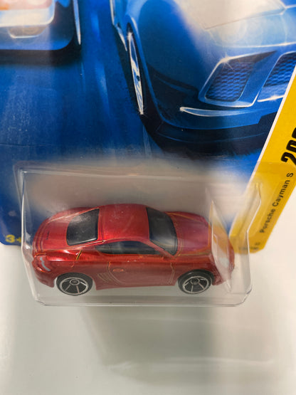 Hot Wheels 1/64 Porsche Cayman S Orange - Damaged Box
