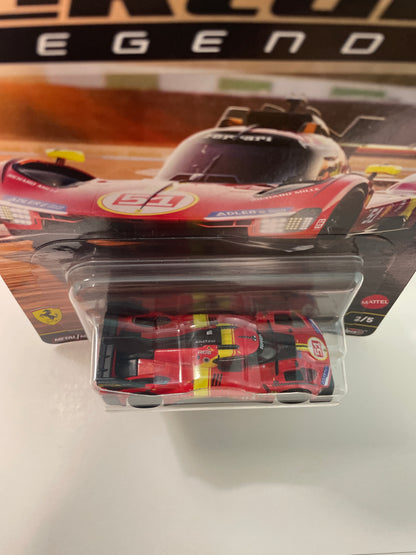 Hot Wheels 1/64 Car Culture Circuit Legends Ferrari 499P Japan Card Red - SKU: JBK49