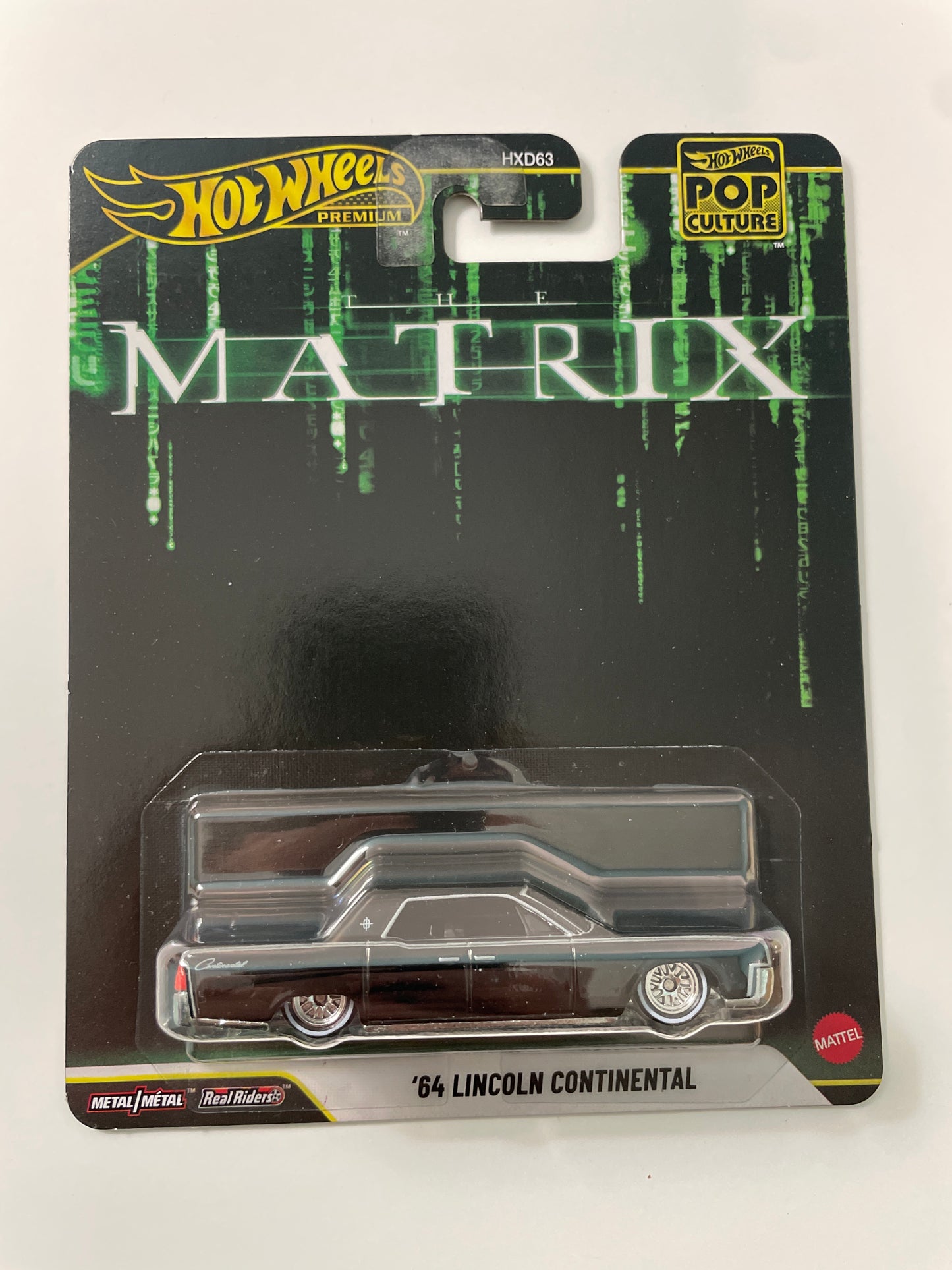 Hot Wheels 1/64 Pop Culture Matrix '64 Lincoln Continental Black - JHW89