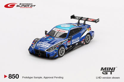 Mini GT 1/64 Autobacs Super Gt Nissan Z GT500 #24 "REALIZE CORPORTATION ADVAN Z" KONDO RACING 2023 SUPER GT SERIES Blue