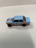 *Loose* Hot Wheels 1/64 Car Culture 2 Pack Fiat 131 Gulf Blue