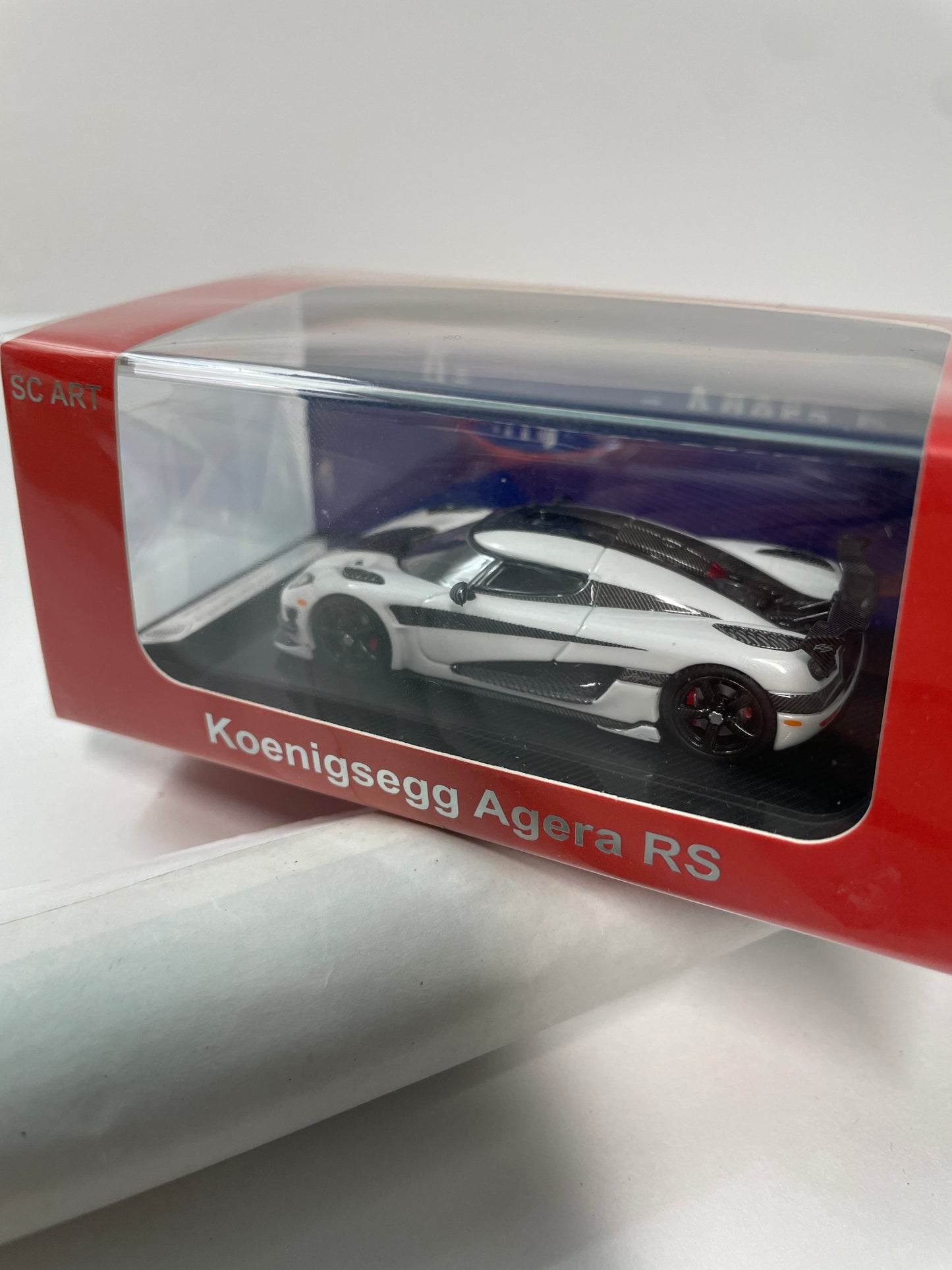 SmallCar Art 1/64 Koenigsegg Agera RS White