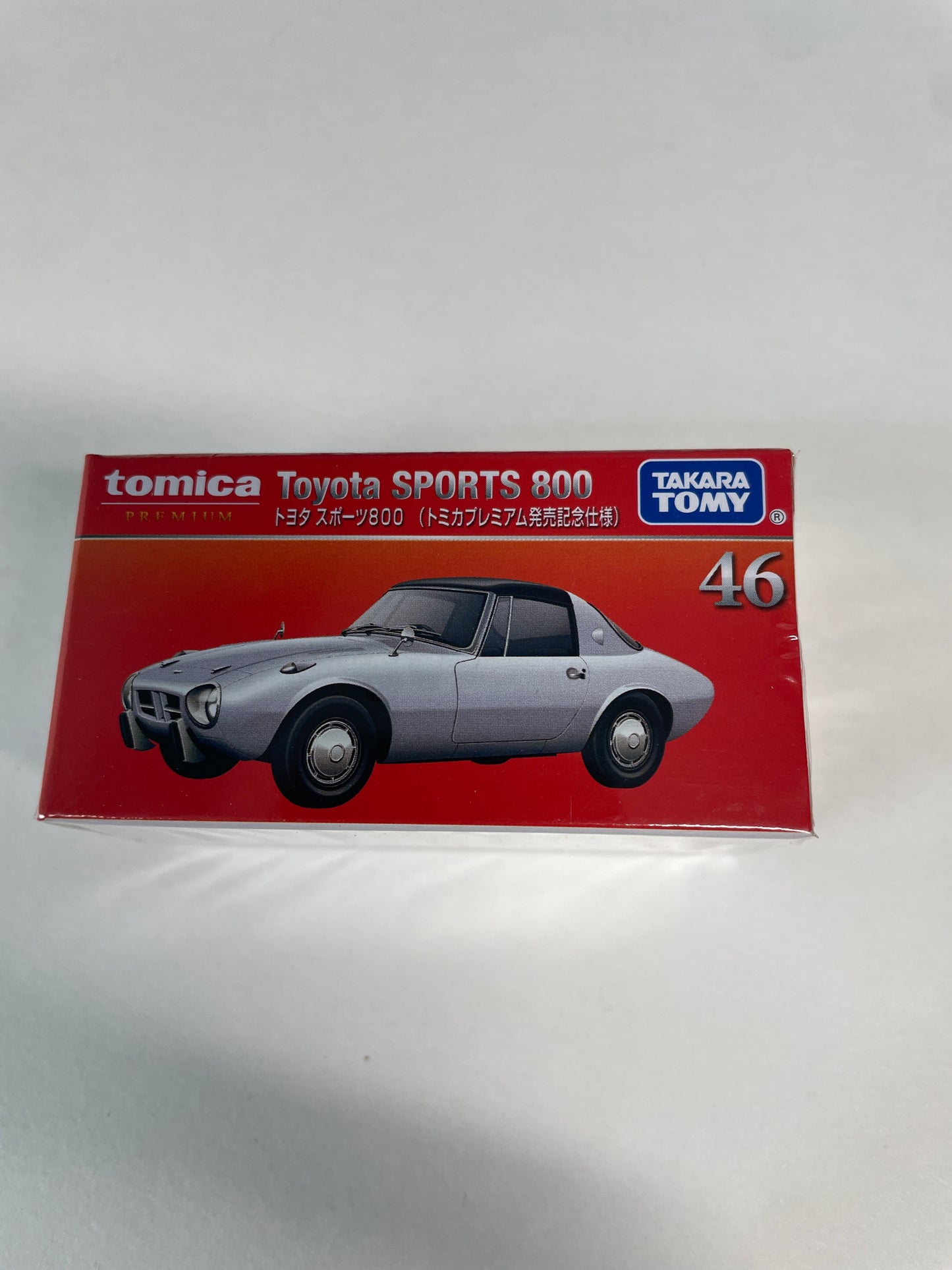 Tomica Premium 1/55 Toyota Sports 800 Release Commemorative Edition #46 White - 99534