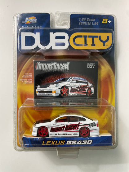 Jada 1/64 DUB City Lexus GS430 White - 12002 - Damaged Box