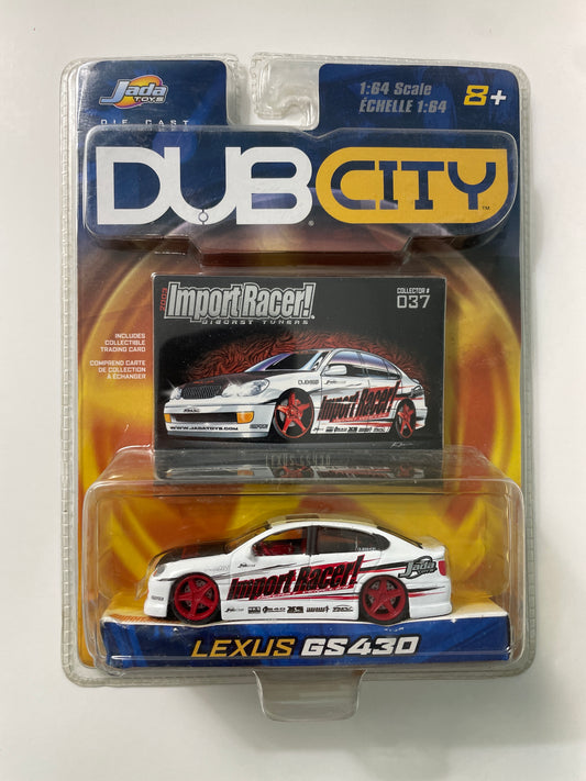 Jada 1/64 DUB City Lexus GS430 White - 12002 - Damaged Box