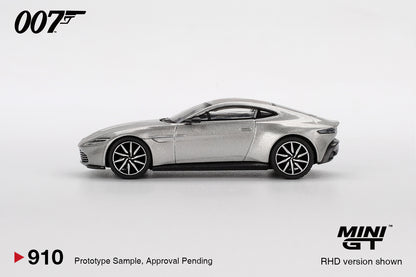 Mini GT 1/64 James Bond 007 Aston Martin DB10 “Spectre”  Traditional Chinese Blister Packaging Silver – MGT00910-007TC
