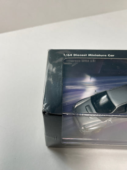 BM Creations 1/64 2001 Subaru Impreza WRX STI Silver - 64B0080 - Damaged Box