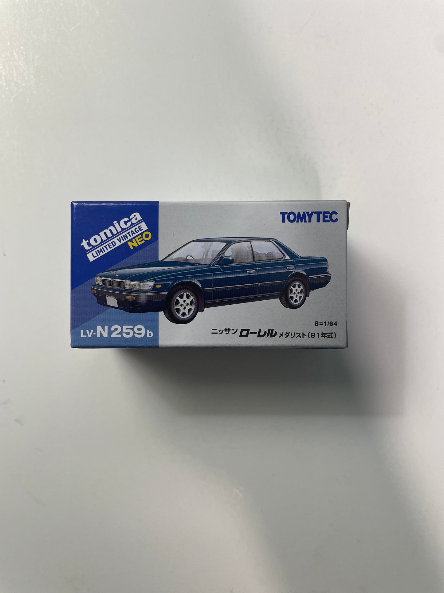 1/64 Tomica Limited Vintage Neo LV-N259b Nissan Laurel Medalist 91 Navy Blue