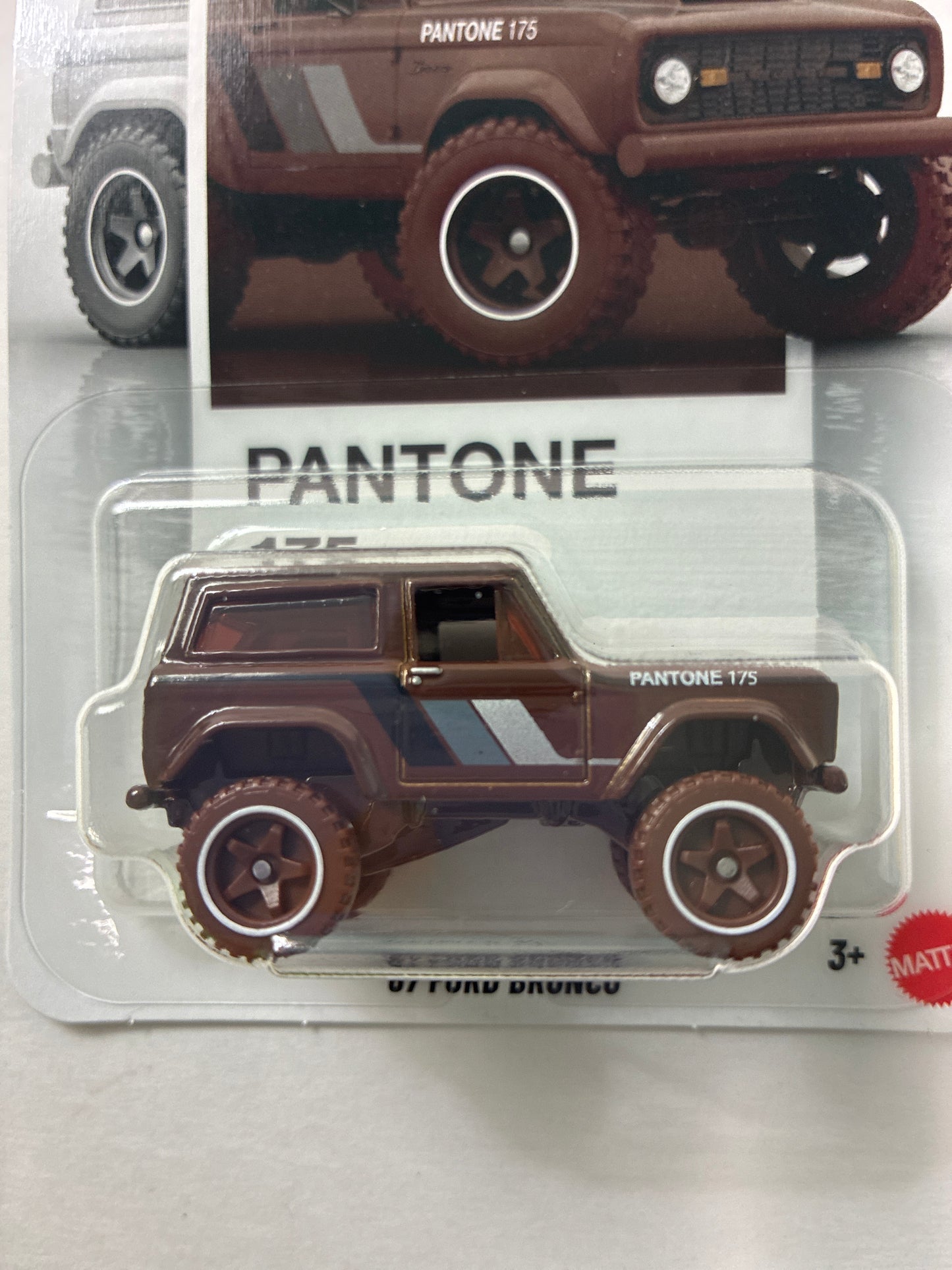 Hot Wheels 1/64 Silver Series Pantone #175 '67 Ford Bronco Brown - JKY65