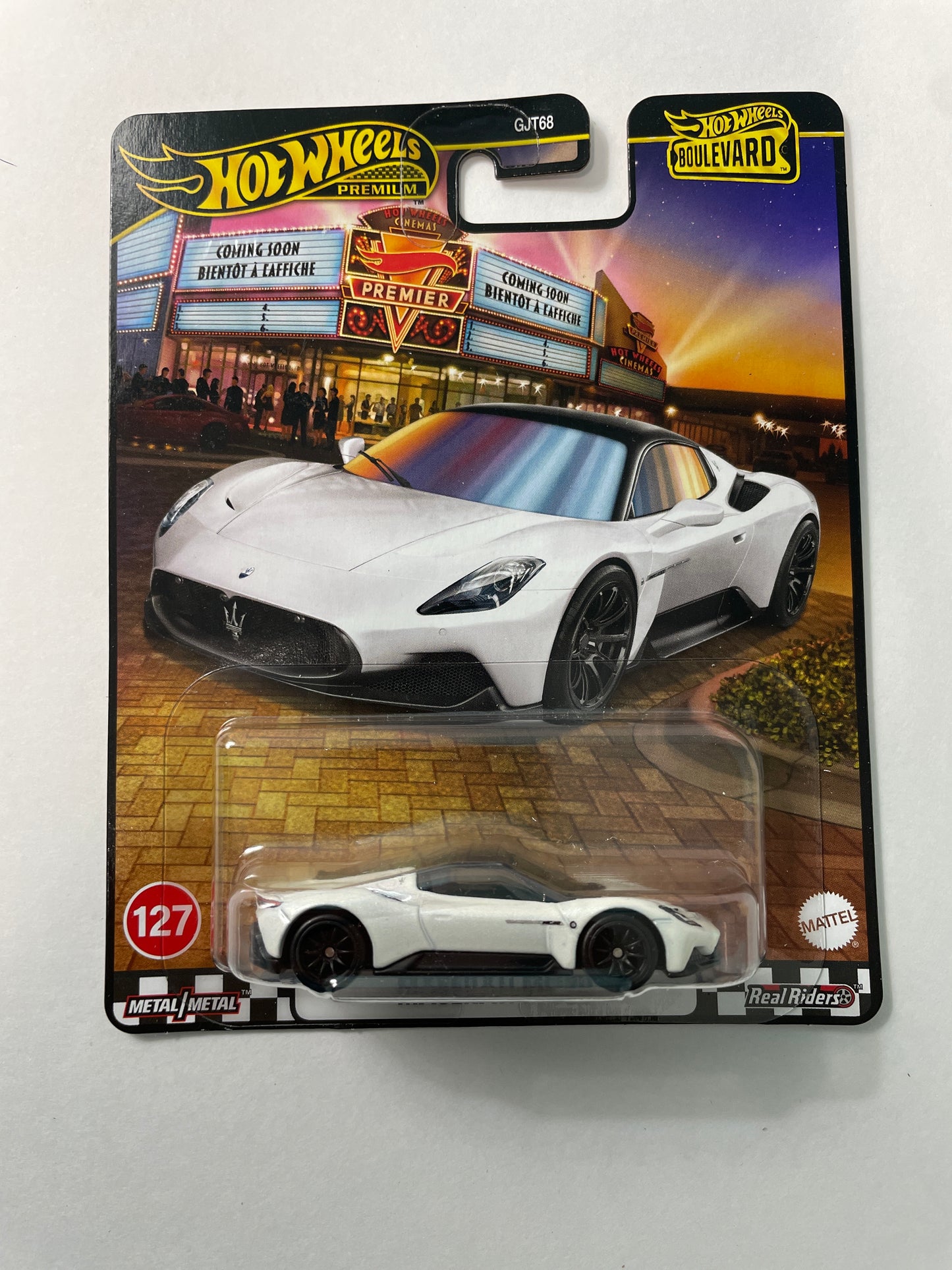 Hot Wheels 1/64 2025 Boulevard Mix C Maserati MC20 White