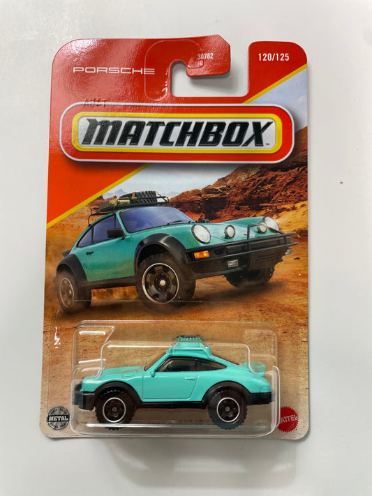 Matchbox 1/64 1985 Porsche 911 Rally Teal