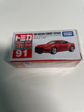 Tomica 1/63 No.91 Ford Mustang Ecoboost Fastback Red