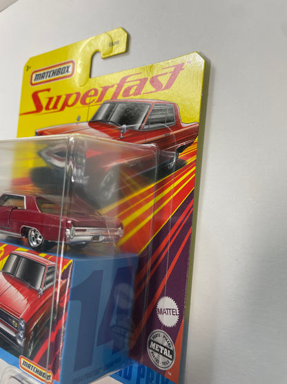 Matchbox Superfast 1/64 1964 Pontiac Grand Prix Red - GNY10