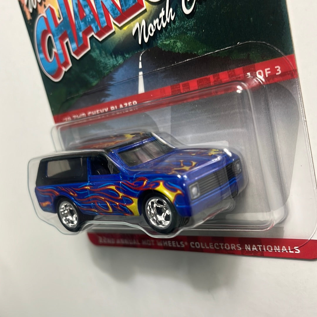 Hot Wheels Charlotte Convention ‘70 2WD Chevy Blazer Blue