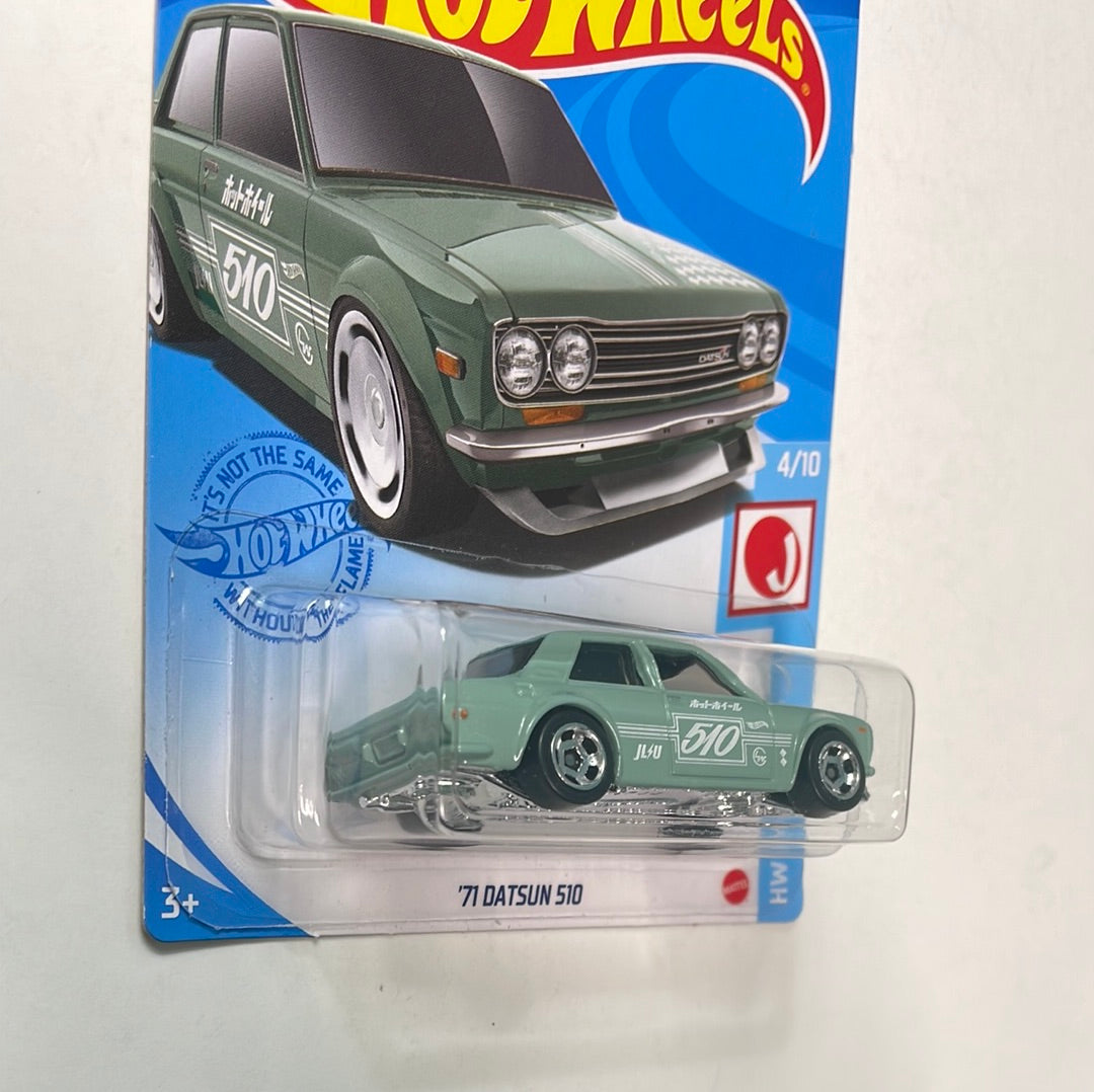 Hot Wheels 1/64 ‘71 Datsun 510 Green