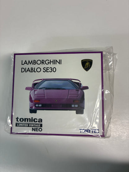 Tomica Limited Vintage Neo 1/64 LV-N Lamborghini Diablo SE30 Purple - 33555