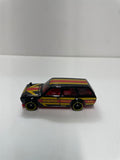 *Loose* Hot Wheels 1/64 ‘71 Datsun 510 Wagon Momo Black & Red