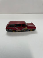 *Loose* Hot Wheels 1/64 Pop Culture ‘69 Nissan Skyline Van Red