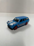 *Loose* Hot Wheels 1/64 ‘71 Datsun 510 Wagon Blue