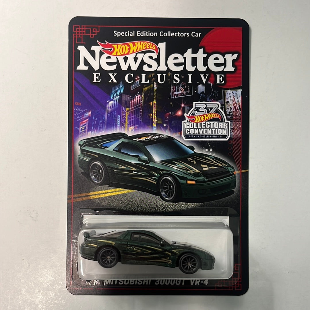 Hot Wheels Convention Newsletter Mitsubishi 3000GT VR-4 Green