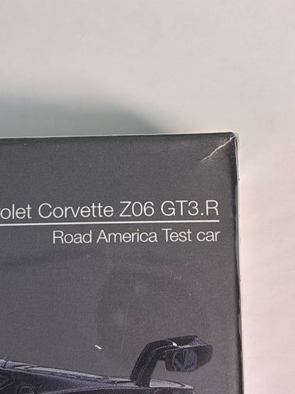 Mini GT 1/64 Chevrolet Corvette Z06 GT3.R Road America Test car Black - MGT01186 - Damaged Box