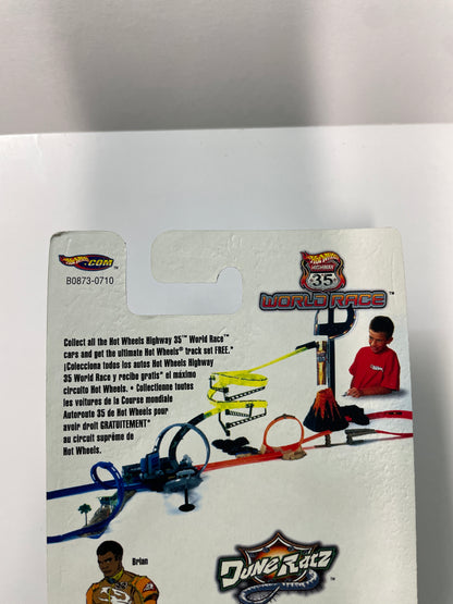 Hot Wheels 1/64 Highway 35 World Race Dune Ratz Krazy 8s Grey - Damaged Box