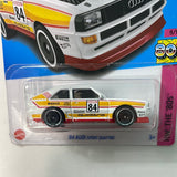 Hot Wheels 1/64 ‘84 Audi Sport Quattro White & Yellow - Damaged Card