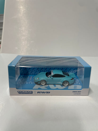 Tarmac Works 1/64 RWB 997 Lomianki Blue - HOBBY64 - T64-057-LO