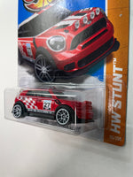 Hot Wheels 1/64 ‘12 Mini Countryman Rally Red - Damaged Card