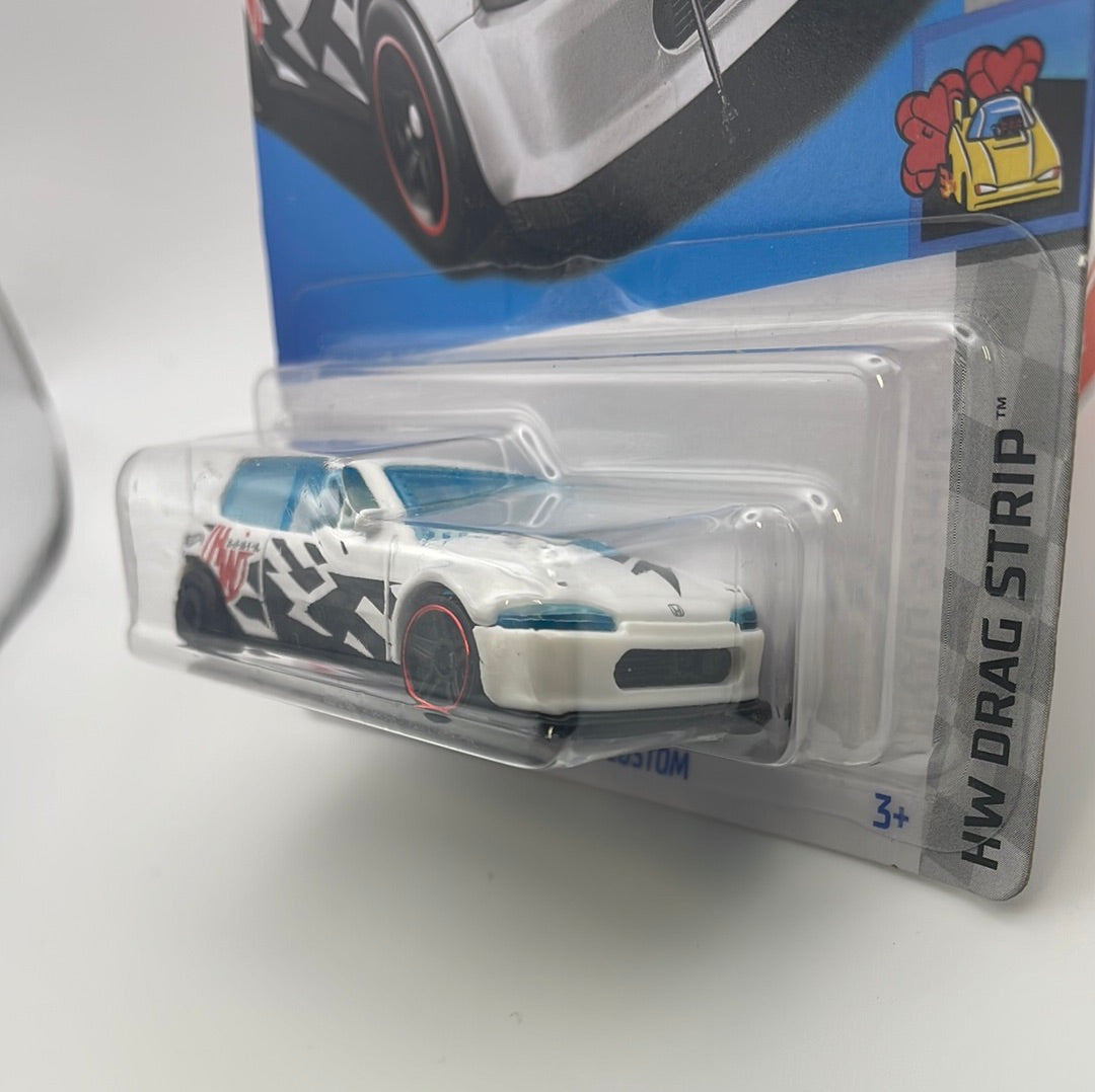 *Japan Card* Hot Wheels 1/64 Honda Civic Custom White