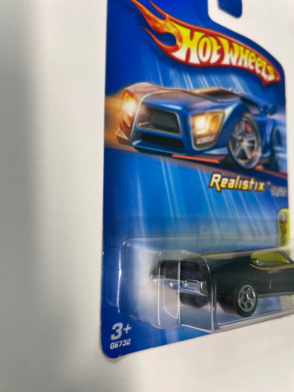 Hot Wheels 1/64 ‘69 Pontiac GTO Black - Damaged Box