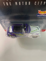 Hot Wheels 1/64 13th Annual Collector’s Convention Michigan ‘46 Ford Convertible White & Purple - Damaged Card