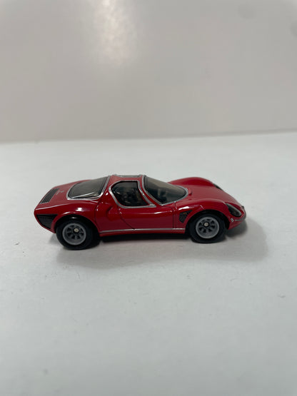 *Loose* Hot Wheels 1/64 Premium Car Culture 2 Pack '69 Alfa Romeo 33 Stradale Red