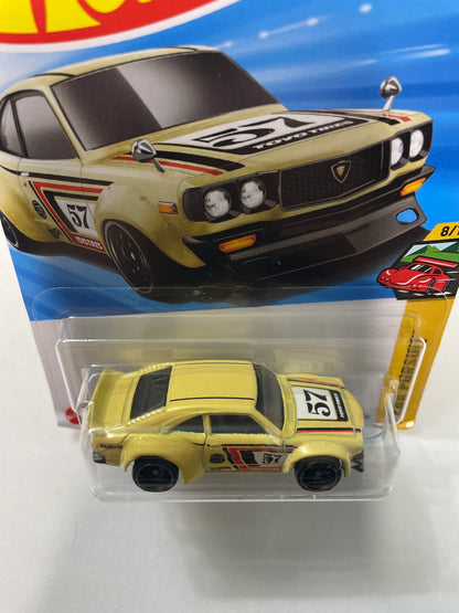 Hot Wheels 1/64 Mazda RX-3 Yellow - Damaged Box