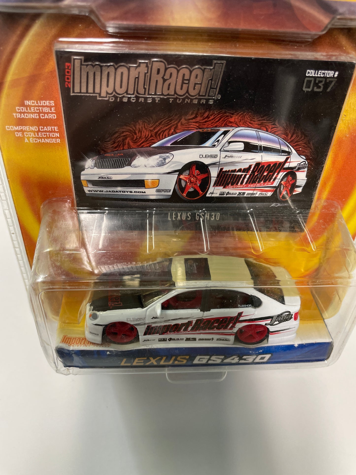 Jada 1/64 DUB City Lexus GS430 White - 12002 - Damaged Box