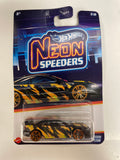 Hot Wheels 1/64 Neon Speeders Custom ‘01 Acura Integra GSR Black & Orange - Damaged Card