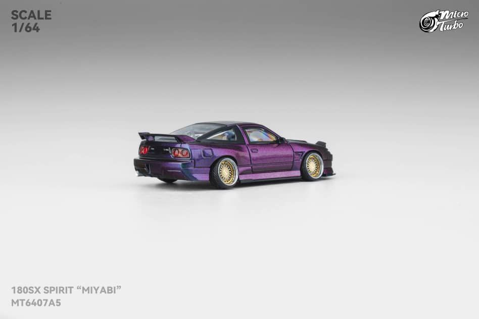 Micro Turbo 1/64 GMHS 2025 Nissan 180SX Spirit Rei Miyabi