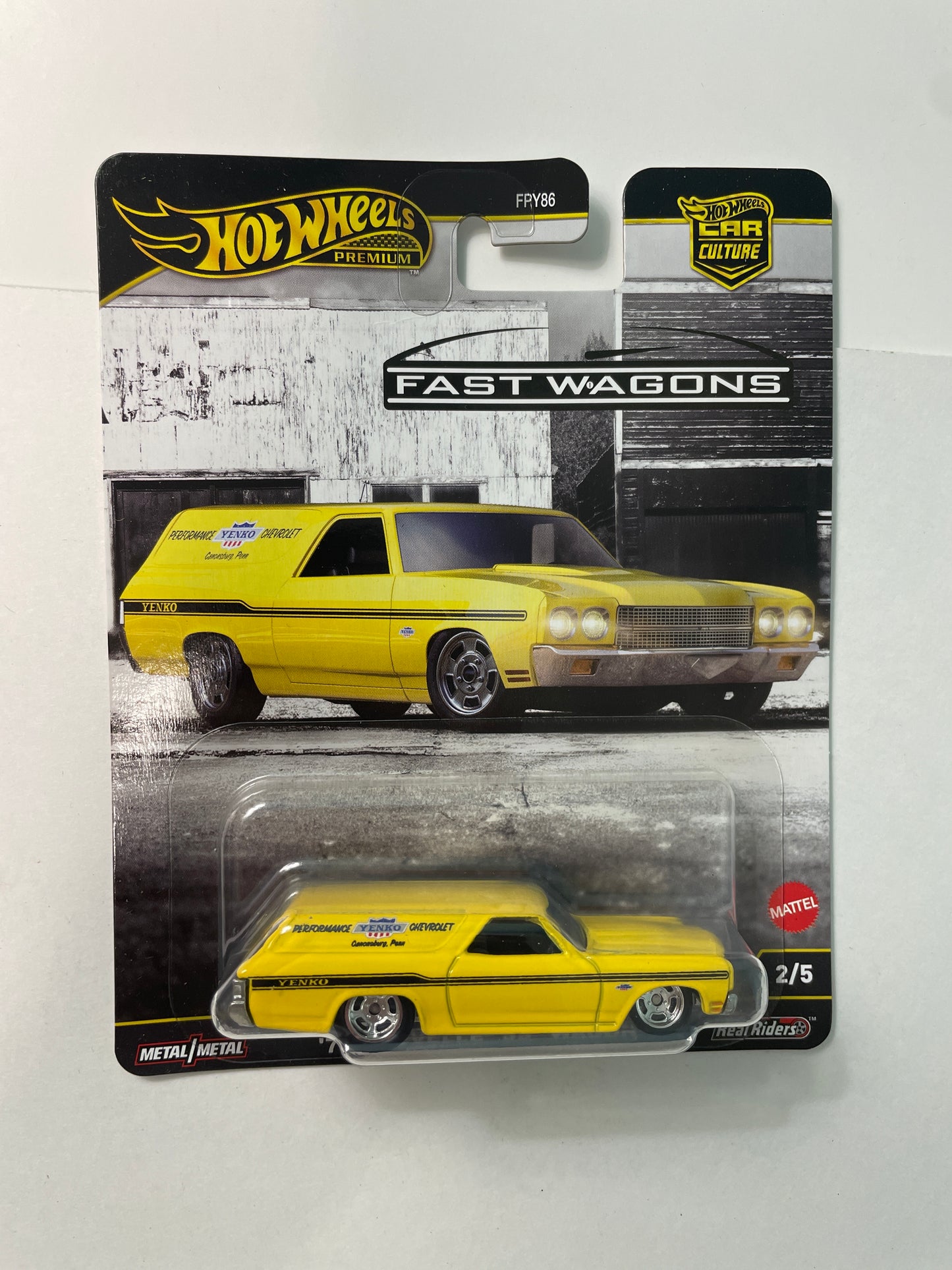 Hot Wheels 1/64 Car Culture Fast Wagons Set of 5 (FPY86-961J)