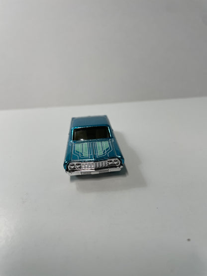 *Loose* Hot Wheels 1/64 Super Treasure Hunt '64 Chevy Impala Blue
